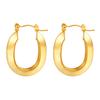 Autumn and winter new titanium steel earrings French fashion simple high-end jewelry personalized niche geometric earrings
