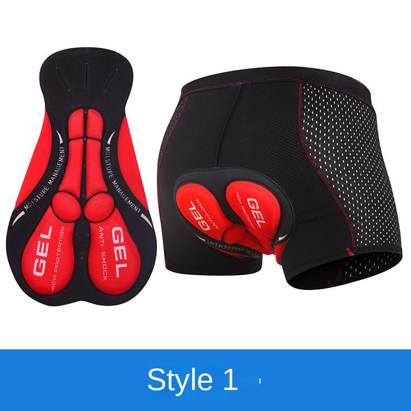 Cycling Briefs Men's Thickened Silicone Mountain Cycling Pants Quick Dry Road Cycling Shorts Four Seasons Cycling Equipment