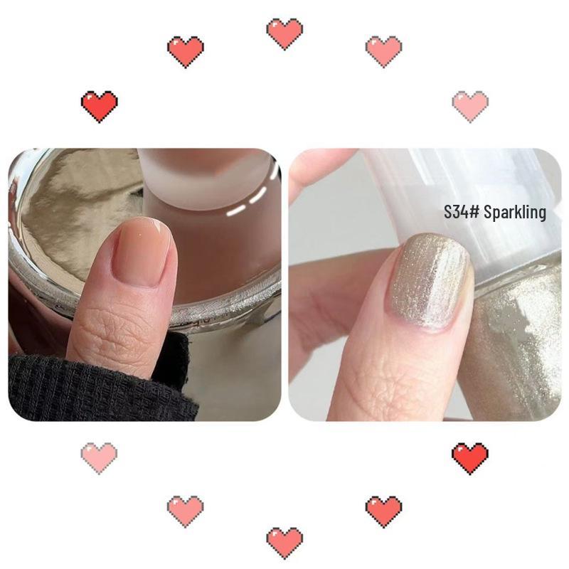 Aurora Glitter Peelable Water-Based Quick Dry Nail Polish Set