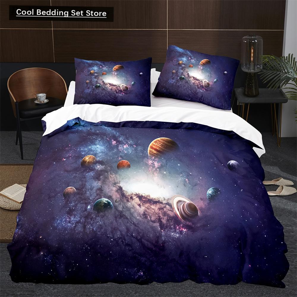 Sun Moon King Queen Duvet Cover Boho Magic Style Bedding Set for Teens Adults Golden Exotic Tribe 2/3pcs Polyester Quilt Cover