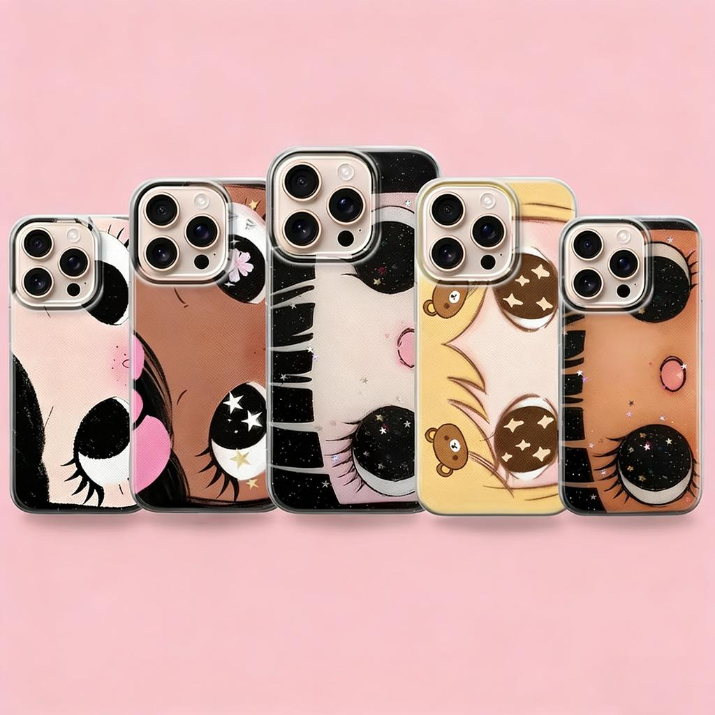 Custodia per Telefono Ragazza Occhi Grandi Per Samsung Galaxy A37 A57 A16 A07 A17 A36 A26 A56 A55 A35 A25 A15 A05s A54 A24 A14 A06 A05 A13 4G 5G