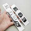 3D ABS Chroom Zwart Auto Letters E63 E63S Logo Embleem Sticker Auto Kofferbak Badge Decals Voor Mercedes Benz E63 E63S W213 Accessoires QK0