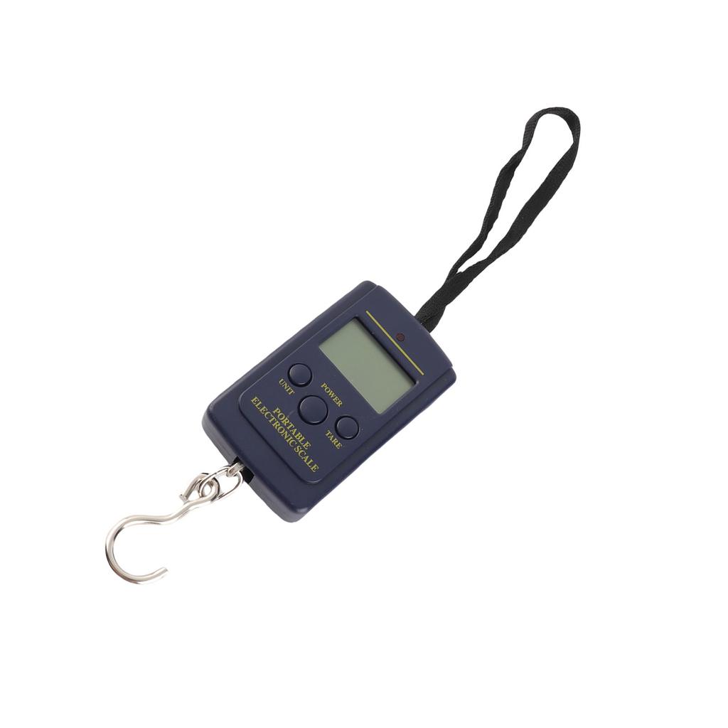 Large LCD Display Electronic Suspension Scale, 40Kg/10g Capacity Portable with Hook for Luggage