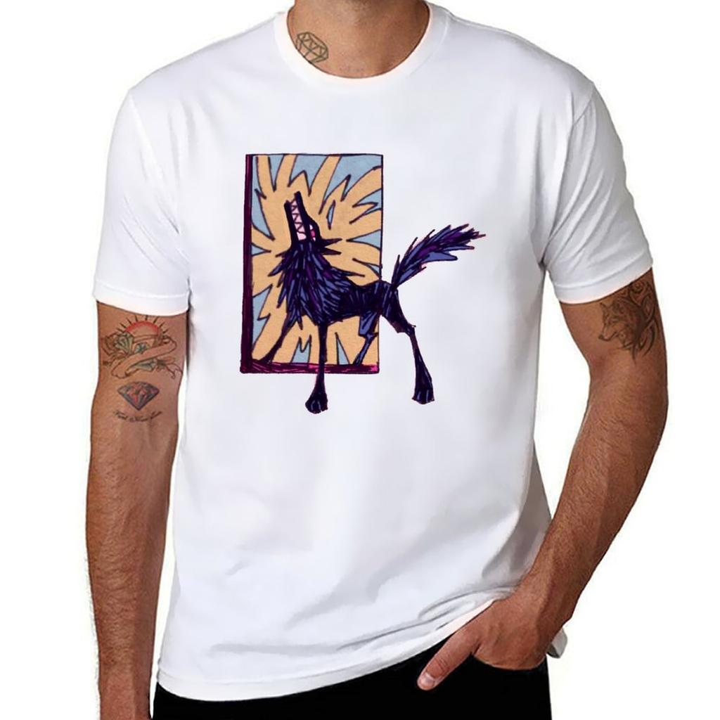 wolf at the door TShirt Lightweight Hiking TShirt