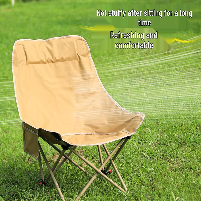 OEING High-Back Portable Folding Camping Chair
