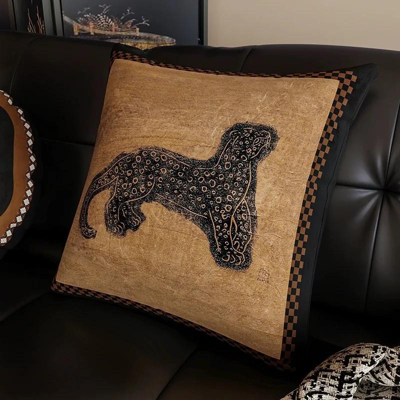 Nordic Vintage Series 45X45Cm Pillows Case Living Room Sofa High-End Decoration Balcony Bay Window Office Seat Back Cushion
