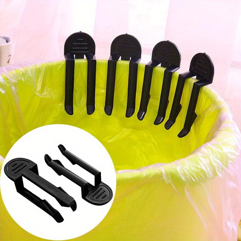 4pcs Garbage Bag Clip - Anti Slip Garbage Bin Clip, Easy To Grip, Multi-purpose Garbage Bag Holder, Suitable for Households