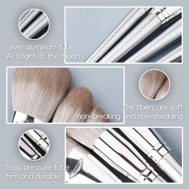 Set Pennelli Trucco Ultra Morbidi 14 Pezzi Setole Morbide Pennello Polvere Libera Viso Intero Pennello Ombretto Pennello Cosmetico Professionale