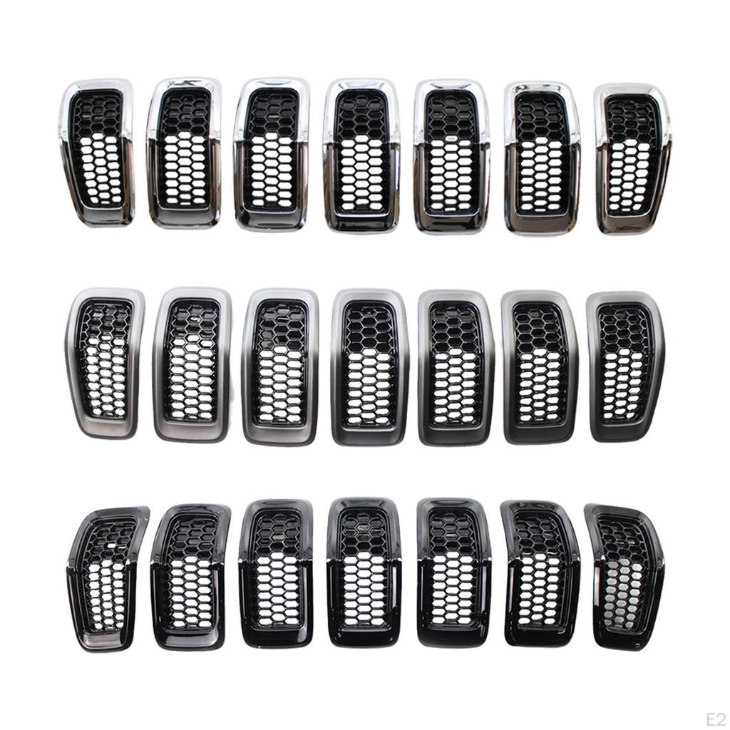 7 Grill Inserts 68303626AC for 2014-2018