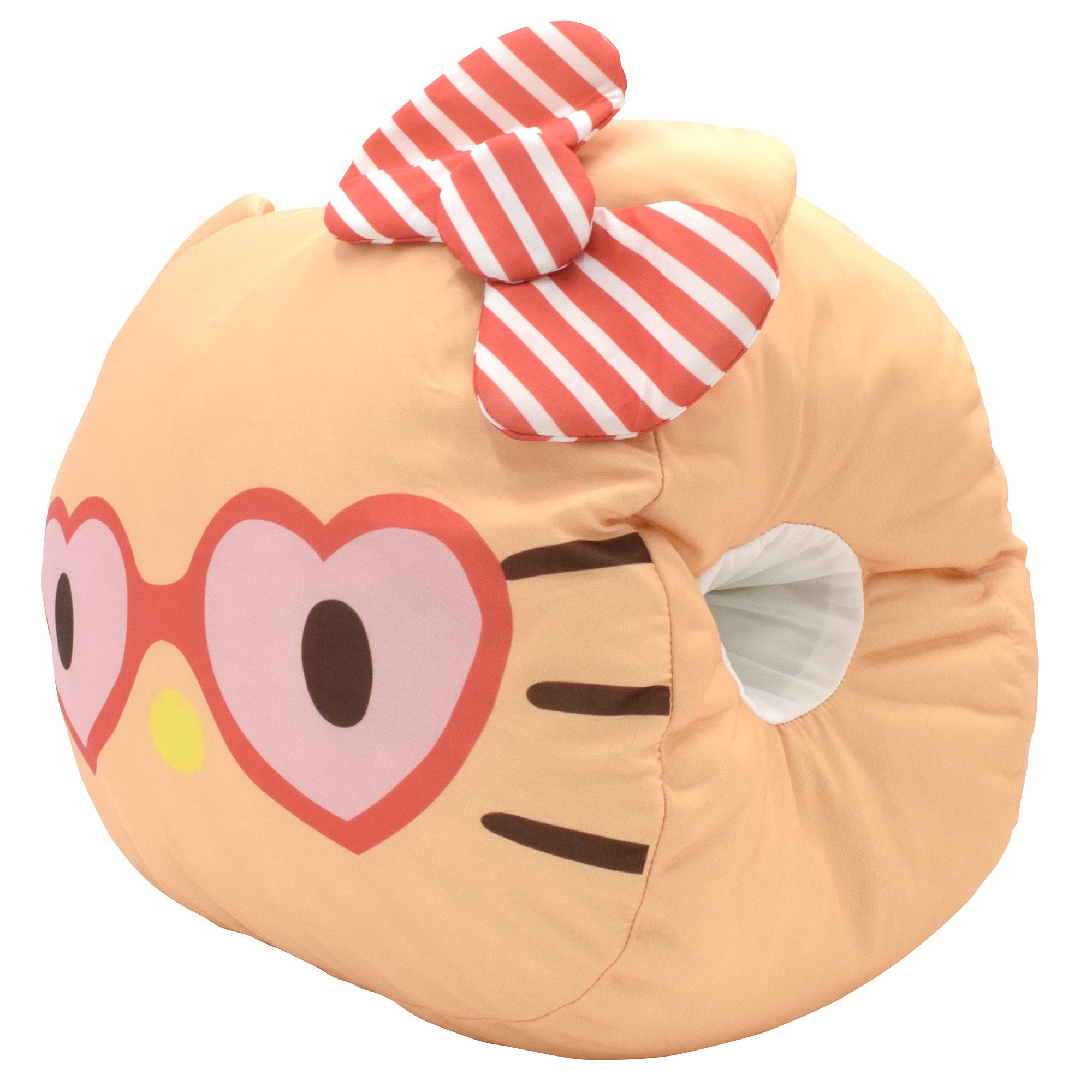 

MORIPiLO Body Cool and Refreshing for Children and Hello 35x25cm Character Fluffy Plush 4620527 Pillow, Adults, Suntan, Kitty, Beige, [Official