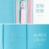 Sanseking Upgraded Blue 9-Pocket 360 Slots PU Leather Zipper Card Binder Album for Pokemon PTCG, Sports Trading Cards