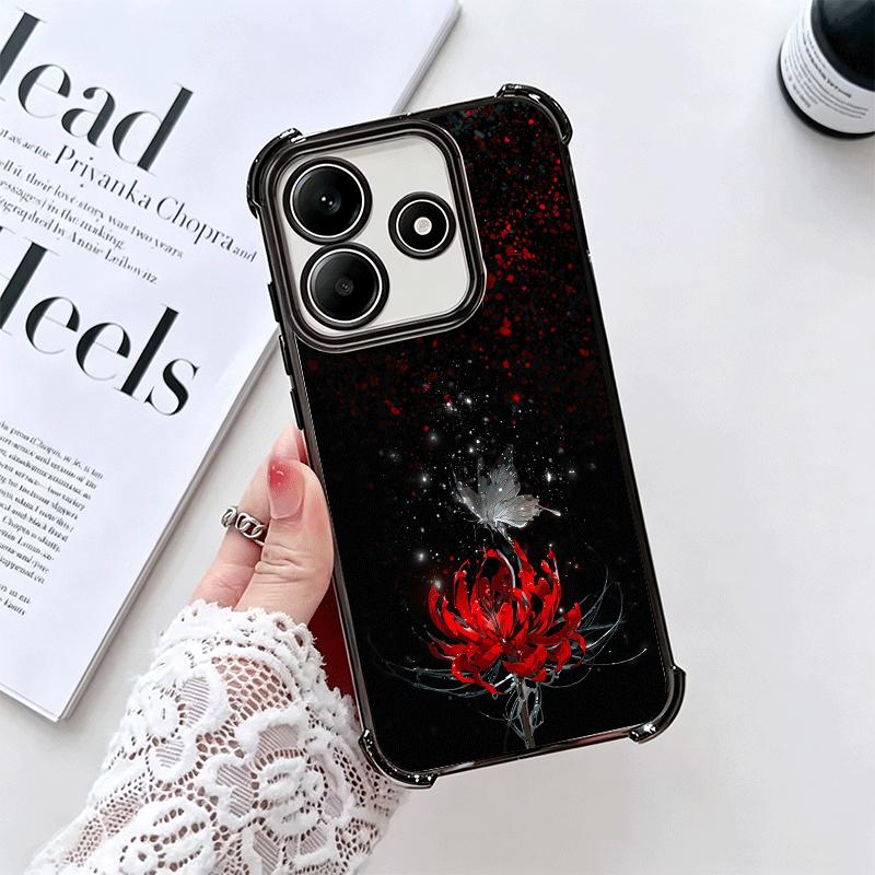 Heaven Official's Blessing Anime Plating Phone Case For Xiaomi Redmi Note 14 15 Pro Plus 13 12 11 11S 11T 10 9S 9 5G Anti-Fall A