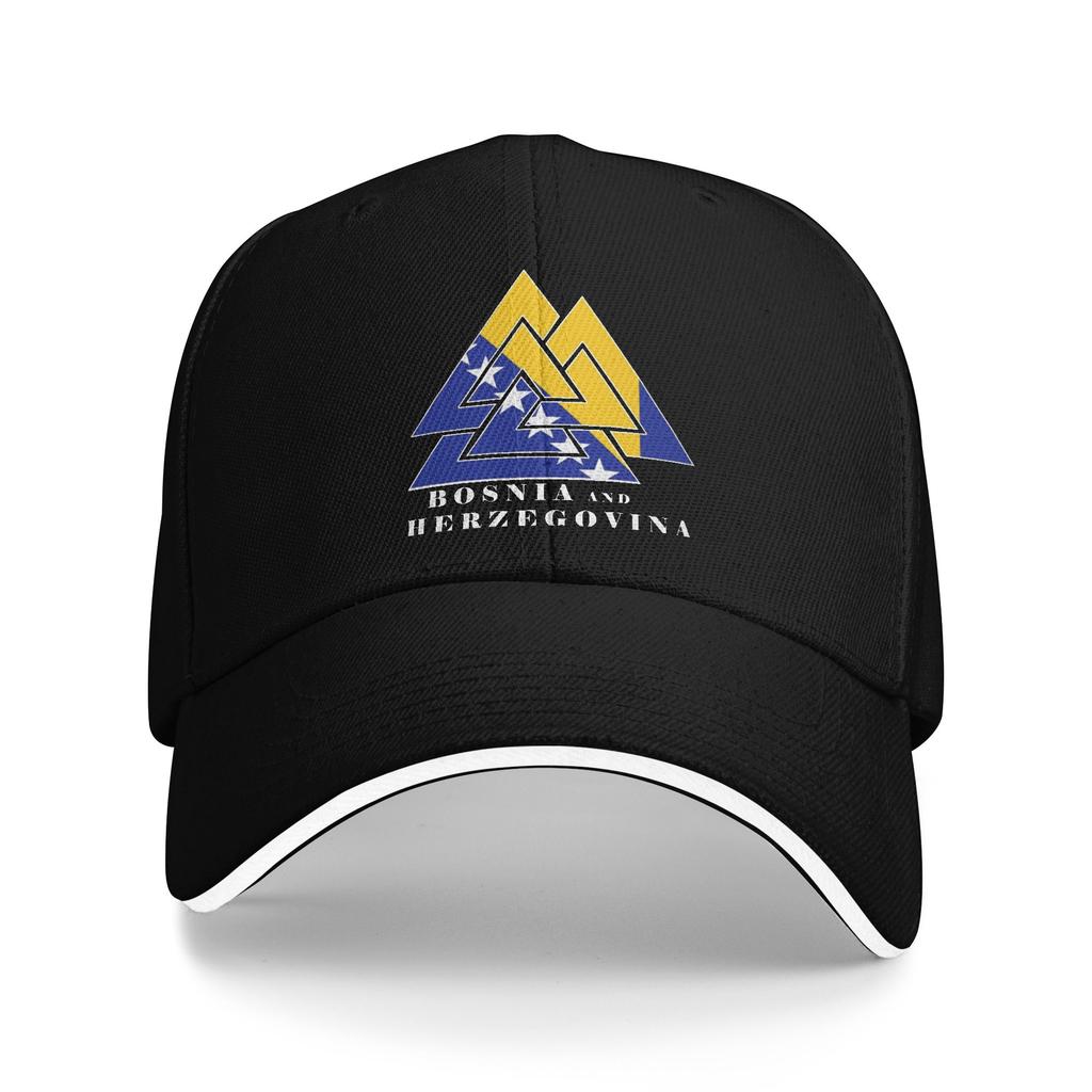 Bosnia and Herzegovina Flag Outfits Unisex Women Baseball Caps Trucker Hat Classic Travel Headwear Adjustable Fit Snapback Cap