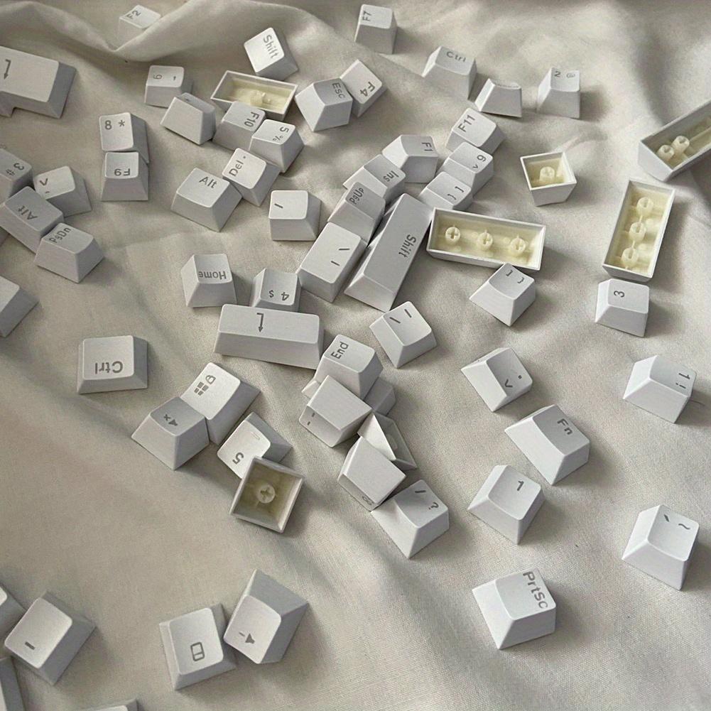 104 Stück Universelle Mechanische Tastenkappen Ergonomische Leere Tastenkappen Für Mechanische Tastatur Ersatz Hintergrundbeleuchtete Taste