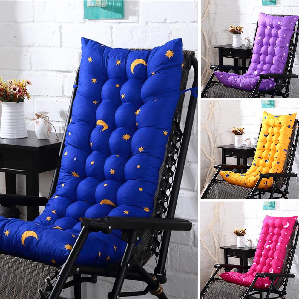 Thick Padded Patio Lounger Back Cushion For Garden Rocking Chairs And Benches