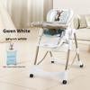 Baby Dining Chair Baby Eating Seat Household Movable Foldable Toddler Children's Meal