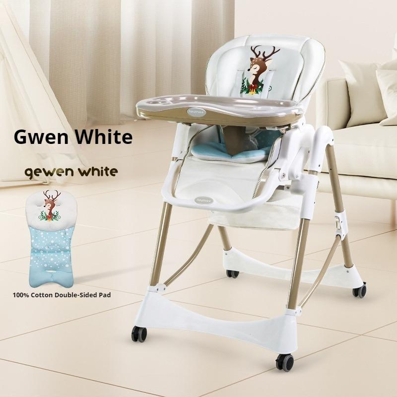Baby Dining Chair Baby Eating Seat Household Movable Foldable Toddler Children's Meal