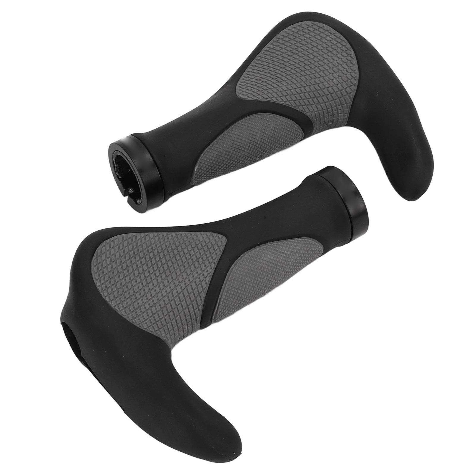 

1 пара чехлов на руль велосипеда Ergonomics, виброустойчивые интегрированные ручки TPR для горного велосипеда