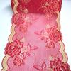 (2 Colors) 21cm wide Elastic Lace, Knitted Stretchy Lace Fabric for Lingerie, Bra, Underwear, Garment, Sewing & Crafting