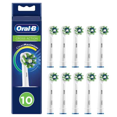 Braun Genuine Electric Toothbrush Replacement Brush Brush EB50 RB CleanMaximizer Overseas Name CROSS ACTION Oral-b Multi-action 10-pack Multi-action