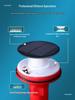 Marine LED Solar-Powered Navigation Signal Light: Three-Color Warning Flash for Onboard Use