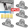 4Pcs/Set Steel DIY Silent Pulley High-quality Lifting Pulley Sturdy Fixed Load-bearing Capacity Small-sized