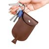 Mini Key Holder Household Multi-Functional Key Case Large Capacity Faux Leather Key Chain Key Bag For Cars, Office, Travel