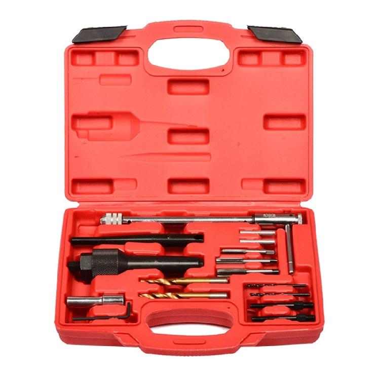 

Automotive Repair Kit 16 Piece Carbon Steels Glow Plug Removal Extractor Tool For Preheat Plug Vehicles Maintenance