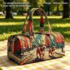 3D Independent Station Bus Series Women's Travel Yoga Handbag with Fashion Print