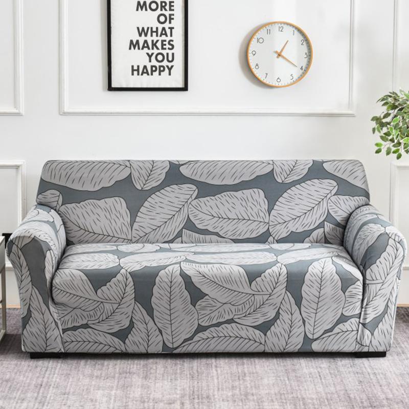Premium 1Pcs Elastic Print Sofa Cover for Living Room Couch Cover L-shape Armchair Chair Slipcovers 1/2/3/4 Seat