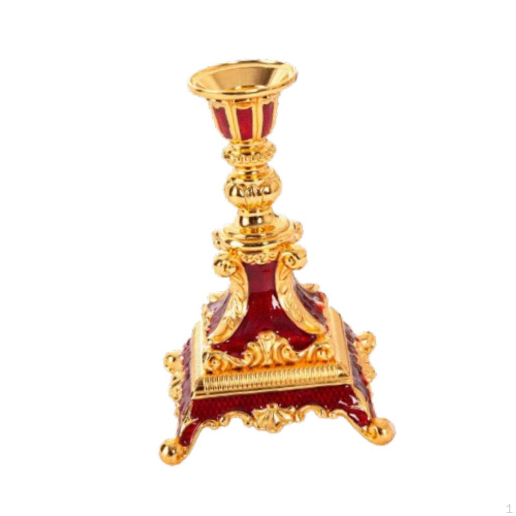 Svícen Kandelábr Řemeslný Dekorativní Stojan Svíčka pro Jídelní Stůl Obývací