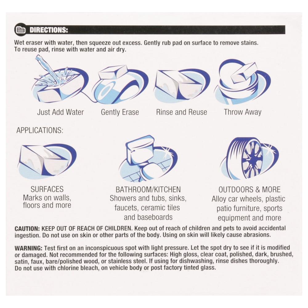 

Оригинальная чудо-губка для уборки 12 штук, средство для удаления пятен с различных поверхностей, очиститель грязи, волшебная губка, для дома, офиса, кухни, ванной комнаты United States