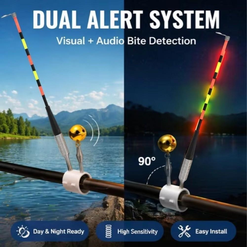 Light Indicator Fishing Float Alarm CR425 Night Fishing Light Bite Alarm Indicator Fishing