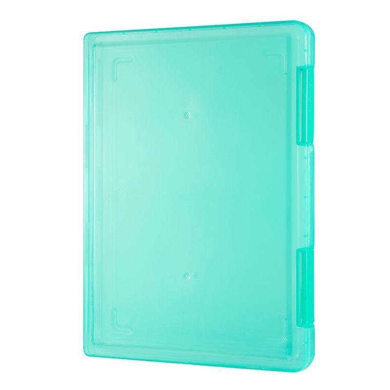 Transparent Plastic File Box for A4 & A5 Paper, Receipt Organizer for Office & School Supplies