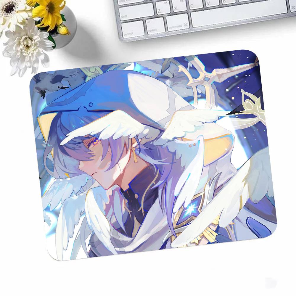 Tappetino Mouse Gioco Caldo Honkai Star Rail Domenica Bordo Piccolo Tappetino Mouse Per Giocatori Tappetino Scrivania Computer Rettangolare Gomma Antiscivolo