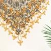 Hollow Design Embroidery Lace Bead Embroidery Gold Sequined Clothing Accessories DIY Application Mesh Texture