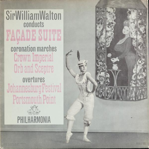 

LP Record SIR WILLIAM WALTON PHILHARMONIA O Facade Suite Crown Imperial Orb ANG35639 Angel Records 1958 US Classical Used