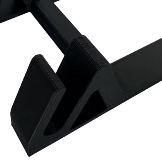 Skateboard Floor Stand 3D Printed PLA High-Strength Skateboard Rack with Bilateral Slot Design Stable X-Shaped Support Space-Saving Storage Rack