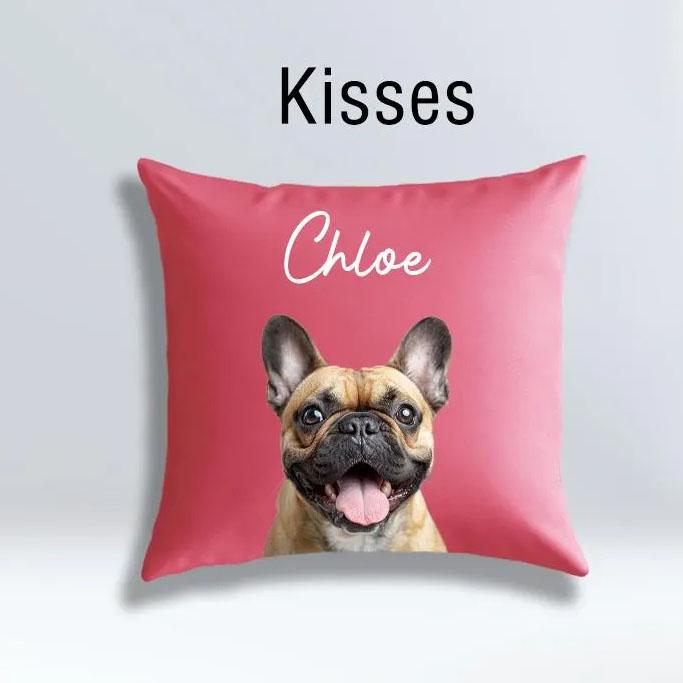Customisable Dog Photo Pillow Personalized Pet Cushion Throw Pillow with Pet Picture Custom Decor for Pet Owners Unique Gifts
