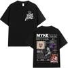 Myke Towers T-Shirt Vintage Washed Cotton Graphic Tee Unisex Oversized Crew Neck Short Sleeve Latin Trap Streetwear Top Merch Gift