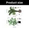 Simulation Greenery Potted Plant Wall Decal Easy Peeling and Stick Design Waterproof PVC Sticker for Indoor Space