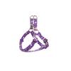 Adjustable Dog Harness Leash Set Small Medium Dogs Print Design Nylon-like Material 3 Sizes Available