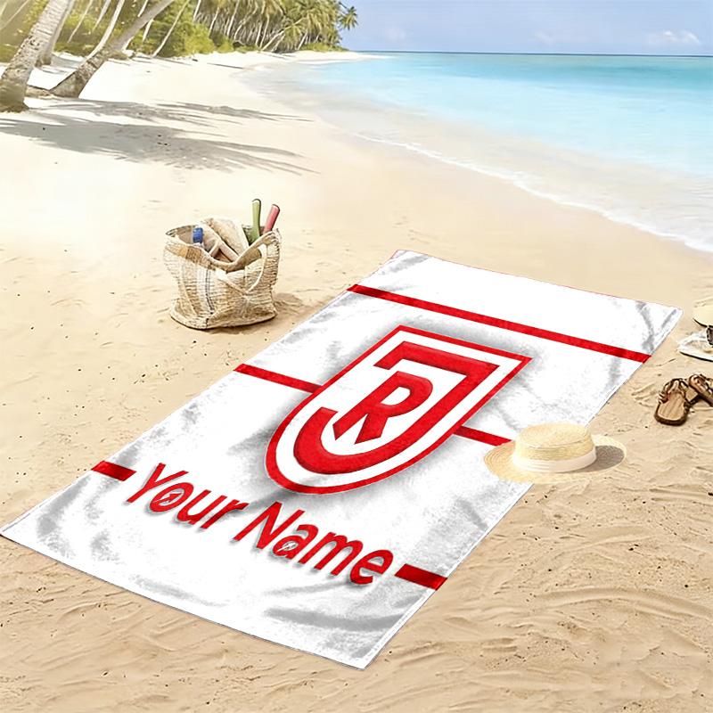 Ssv Jahn Regensburg Custom Name Print Beach Towel Large Soft Quick Dry Towel For Beach Camping Swimming