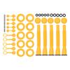 5 Set Gas Can Spout Kit Anti Spill HDPE Flexible 8.1in Hose Gas Can Nozzle Replacement for 1 2 5 10 Gallon Fuel Cans