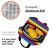 Rainbow Pride Flag Insulated Lunch Bag for Women Kids Portable Food Boxes Thermal Lunch Box Tote
