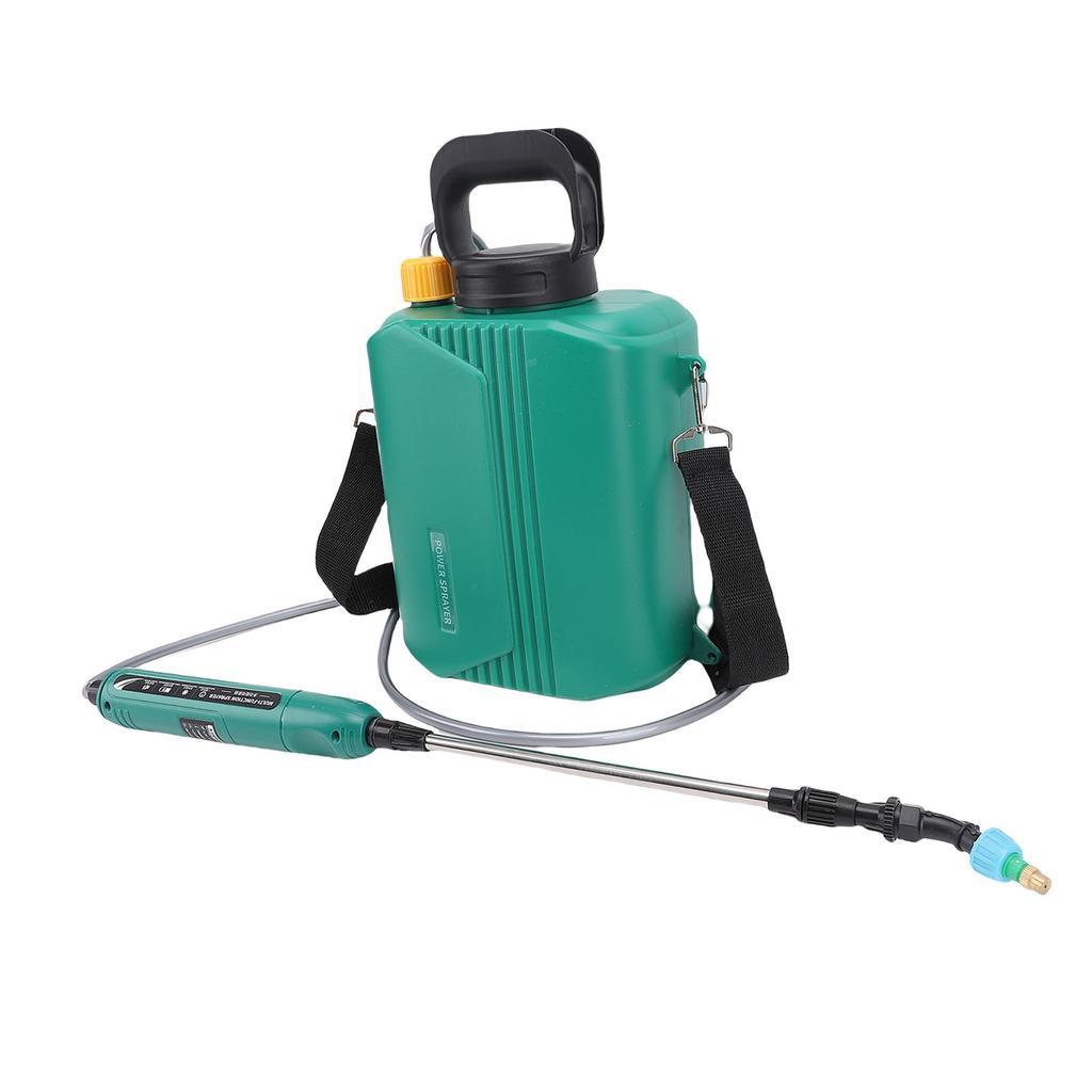 Akkubetriebener Gartensprüher 6L Elektrischer Rückensprüher mit 3 Düsen Ausziehbarer Sprühstab Verstellbarer Gurt für Rasen Garten Hof