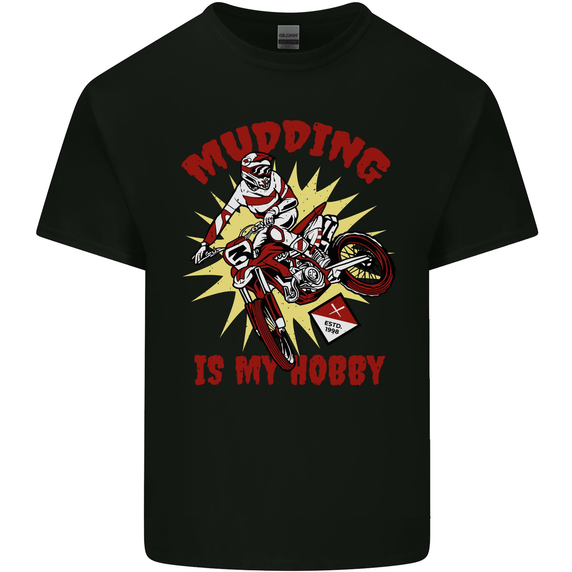 Mudding Hobby Motocross Dirt Bike MotoX Unisexs Light Cotton TShirt S