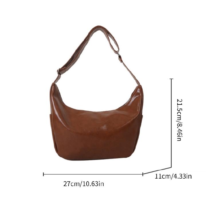 PU Leather Crossbody Sling Bag Crossbody Shoulder Bag Adjustable Strap Handbag