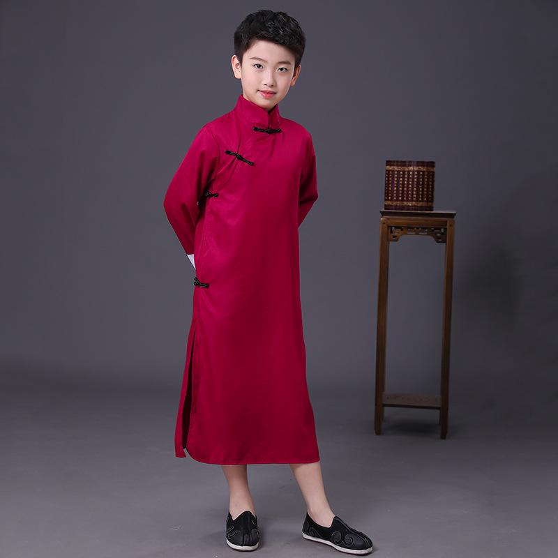 Children's and Adults' Hanfu Crosstalk Costume - Chinese Style Long Robe for Festival and Stage Performance