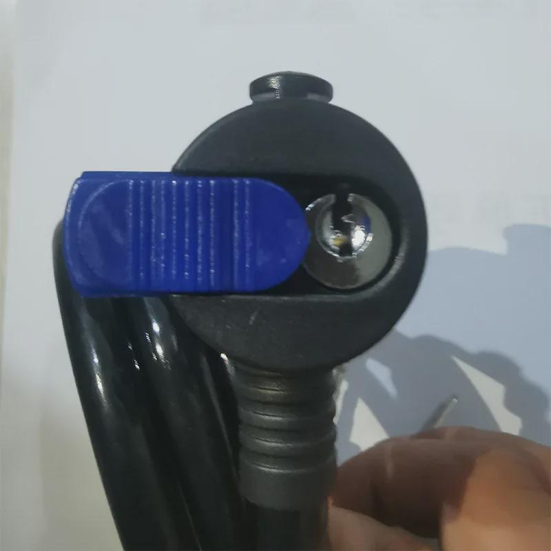 Customizable Length Bicycle Anti-Theft Cable Lock with Key